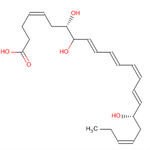 Structure of (4Z,7S,9E,11E,13Z,15E,17S,19Z)-7,8,17-trihydroxydocosa-4,9,11,13,15,19-hexaenoic acid