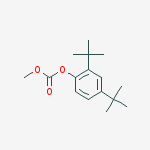 Structure of CARBONIC ACID 2,4-DI-TERT-BUTYL-PHENYL ESTER METHYL ESTER