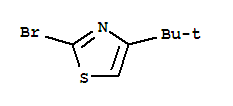 2-溴-4-叔丁基-1,3-噻唑结构式