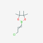 1,3,2-Dioxaborolane, 2-(3-chloro-1-propenyl)-4,4,5,5-tetramethyl-结构式