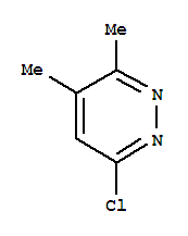 6-CHLORO-3,4-DIMETHYL-PYRIDAZINE结构式