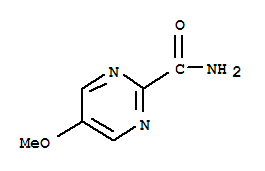 Structure of 2-Pyrimidinecarboxamide,5-methoxy-