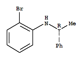 Benzenemethanamine, N-(2-bromophenyl)-a-methyl-, (aR)-结构式