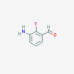 Structure of 3-AMINO-2-FLUOROBENZALDEHYDE