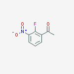 Ethanone, 1-(2-fluoro-3-nitrophenyl)-结构式
