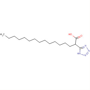 Structure of 1H-Tetrazole-5-hexadecanoic acid
