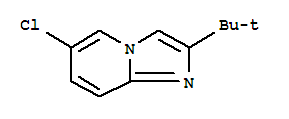 Structure of 2-TERT-BUTYL-6-CHLORO-IMIDAZO[1,2-A]PYRIDINE