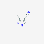Structure of 1,3-dimethyl-1H-pyrazole-4-carbonitrile