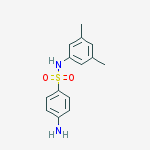 Structure of Benzenesulfonamide, 4-amino-N-(3,5-dimethylphenyl)-