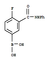 Structure of 4-FLUORO-3-(PHENYLCARBAMOYL)BENZENEBORONIC ACID