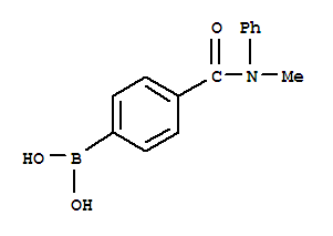 Structure of 4-(BENZYL(METHYL)CARBAMOYL)PHENYLBORONIC ACID