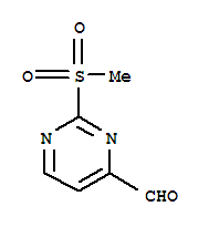 Structure of 2-Methanesulfonyl-pyrimidine-4-carbaldehyde