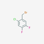 2-CHLORO-4,5-DIFLUOROBENZYL BROMIDE, 97%结构式