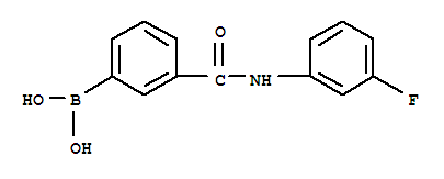 Structure of 3-(3-FLUOROPHENYLCARBAMOYL)PHENYLBORONIC ACID