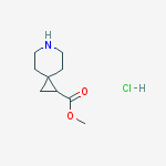 Structure of 6-Azaspiro[2.5]octane-1-Carboxylic Acid Methyl Ester Hydrochloride
