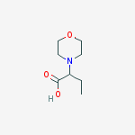 2-(4-MORPHOLINYL)BUTANOIC ACID 95%结构式