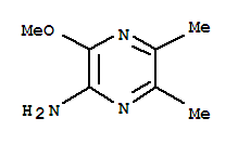 Structure of 2-Pyrazinamine,3-methoxy-5,6-dimethyl-