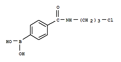 Structure of 4-(3-CHLOROPROPYLCARBAMOYL)BENZENEBORONIC ACID