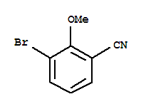 3-溴-2-甲氧基苯甲腈结构式