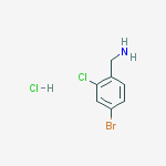 Structure of (4-BroMo-2-chlorophenyl)MethanaMine hydrochloride