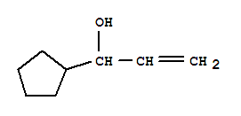 Structure of 1-CYCLOPENTYL-2-PROPEN-1-OL