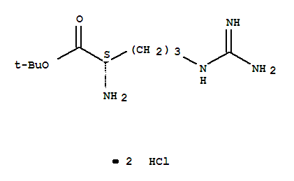 L-精氨酸乙酯盐酸盐结构式