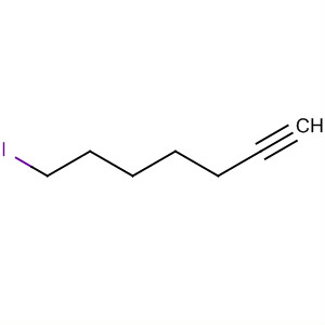 Structure of 1-Heptyne, 7-iodo-