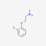 Structure of Ethanamine, 2-(2-fluorophenoxy)-N-methyl-