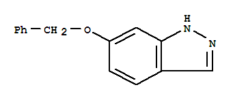 Structure of 6-BENZYLOXY-1H-INDAZOLE
