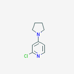 Structure of 2-CHLORO-4-PYRROLIDIN-1-YL-PYRIDINE