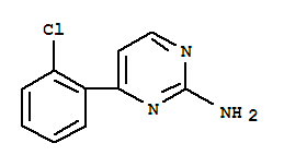 Structure of 4-(2-CHLOROPHENYL)PYRIMIDIN-2-AMINE