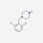 Structure of 1-(2,6-Difluorobenzyl)piperazine