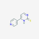 6-pyridin-4-yl-1H-pyrimidine-2-thione结构式