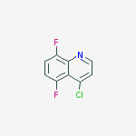 4-Chloro-5,8-difluoroquinoline结构式