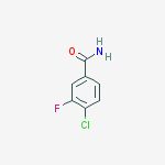 4-Chloro-3-fluorobenzamide结构式