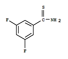 Structure of 3,5-DIFLUOROTHIOBENZAMIDE