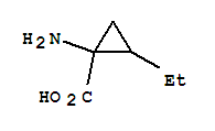 Structure of CYCLOPROPANECARBOXYLIC ACID 1-AMINO-2-ETHYL-