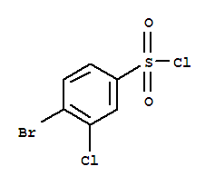4-溴-3-氯苯磺酰氯结构式