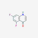 5,7-Difluoro-4-hydroxyquinoline结构式