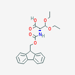 Structure of L-Serine, 3-ethoxy-O-ethyl-N-[(9H-fluoren-9-ylmethoxy)carbonyl]-