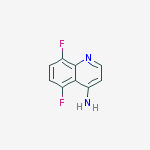 Structure of 5,8-difluoroquinolin-4-amine