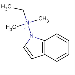 Structure of 1H-Indole-1-ethanamine, N,N-dimethyl-