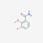 3-fluoro-2-methoxy-benzamide结构式