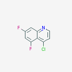 Structure of 4-CHLORO-5,7-DIFLUOROQUINOLINE
