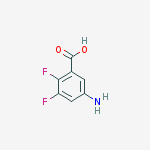 Structure of 5-Amino-2,3-difluorobenzoic acid