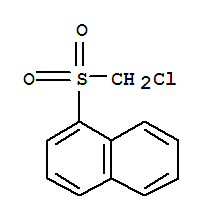 1-[氯甲基磺酰基]萘结构式