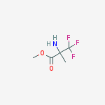 METHYL 2-AMINO-3,3,3-TRIFLUORO-2-METHYLPROPANOATE结构式
