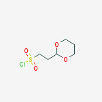 Structure of 2-(1,3-dioxan-2-yl)ethanesulfonyl Chloride