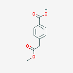 Structure of Benzeneacetic Acid, 4-Carboxy-, 1-Methyl Ester,97%
