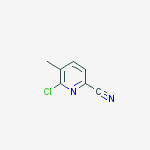 Structure of 6-chloro-5-methylpyridine-2-carbonitrile